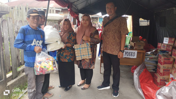 Bantuan Untuk Warga Temindung Permai Yang Terkena Musibah Kebakaran