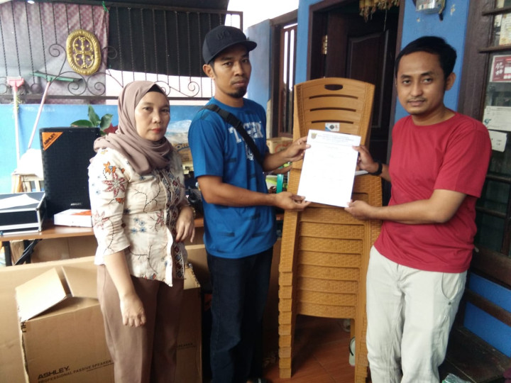 Serah Terima Barang SAPRAS dari Dana Probebaya Tahun 2023 Pokmas HABIS