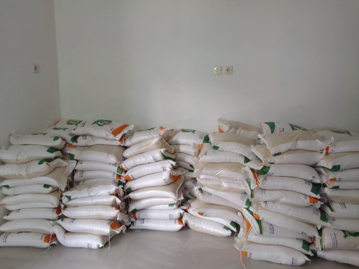 Penerimaan Beras dari Bulok sebanyak 546 Sak di Kelurahan Temindung Permai