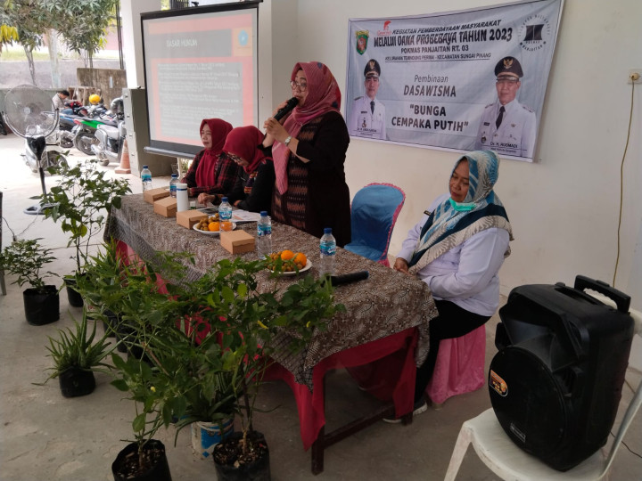 Kegiatan Sosialisasi Dasawisma di Aula Kelurahan Temindung Permai Tanggal 11, 12, 16 dan 17 Oktober 2023