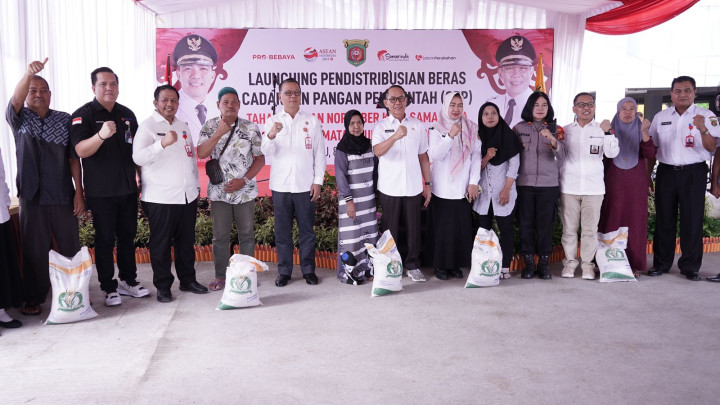 Pendistribusian Beras DiKecamatan Sungai Pinang Bulan November Tahun 2023