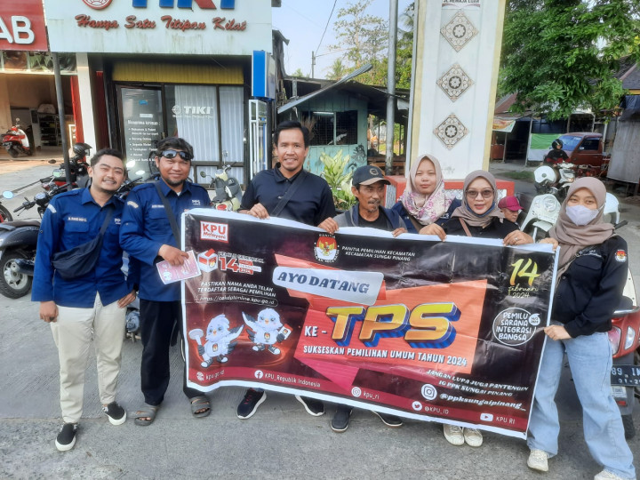 Pembagian ALGAKA (Alat Peraga Kampanye) Kelurahan Temindung Permai