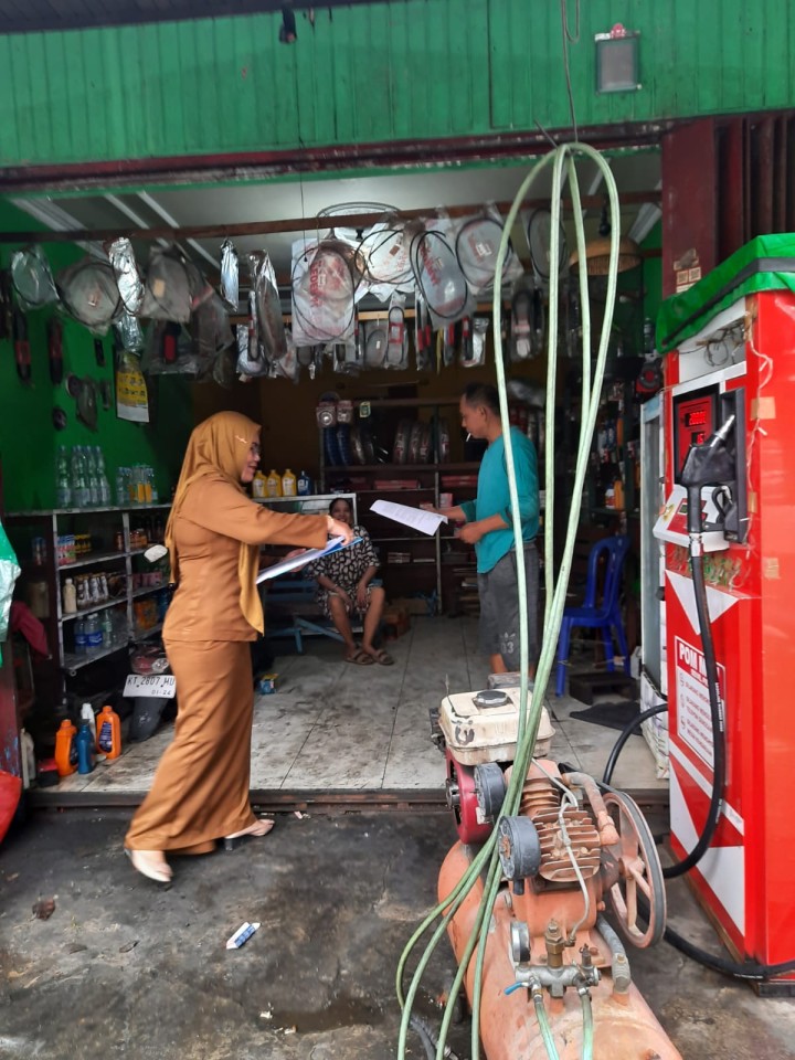 Pemberian Surat Edaran Larangan Berjualan BBM Ecer