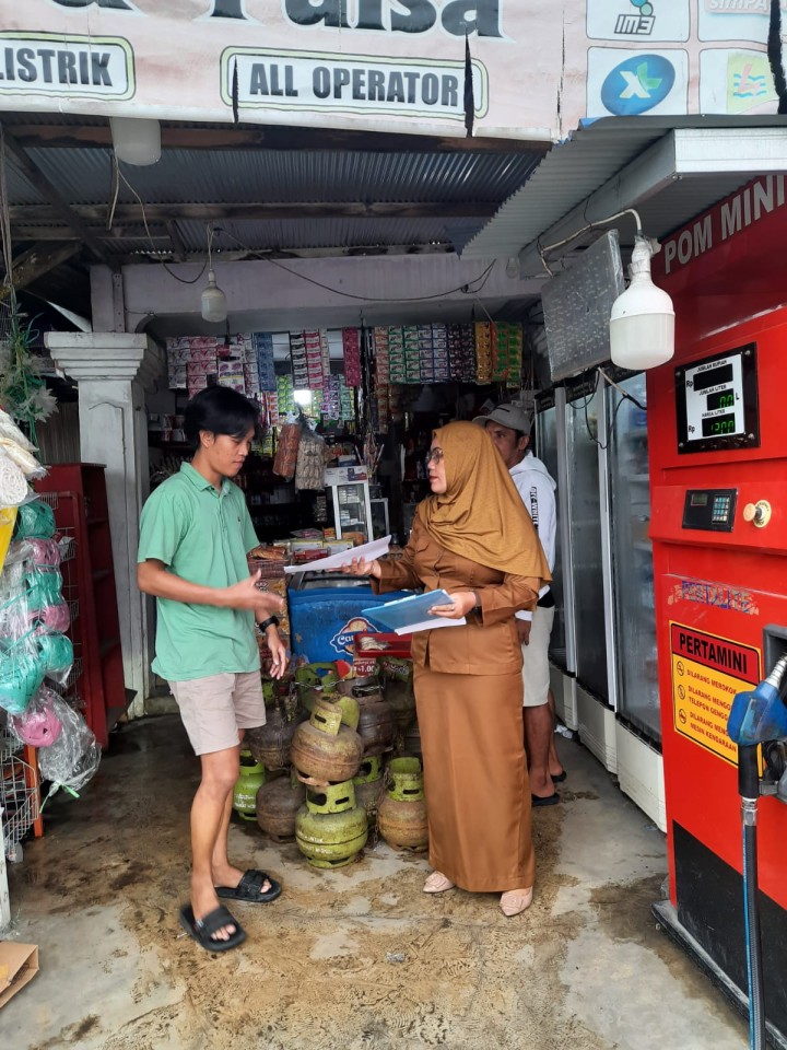 Pemberian Surat Edaran Larangan Berjualan BBM Ecer