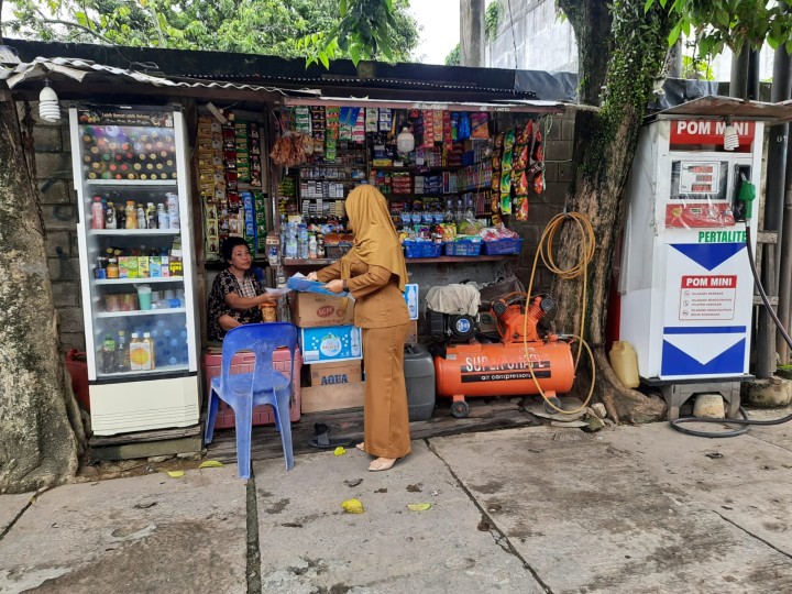 Pemberian Surat Edaran Larangan Berjualan BBM Ecer