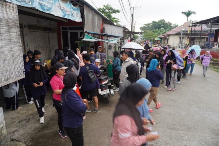 Jalan Santai Hari Jadi Kota Samarinda ke 357 dan HUT Pemerintah Kota Samarinda di kelurahan Temindung Permai