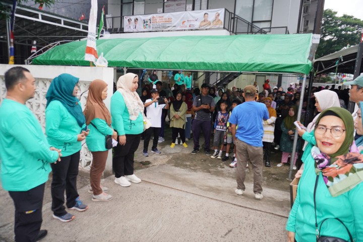 Jalan Santai Hari Jadi Kota Samarinda ke 357 dan HUT Pemerintah Kota Samarinda di kelurahan Temindung Permai