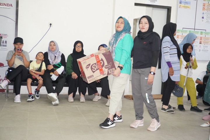Jalan Santai Hari Jadi Kota Samarinda ke 357 dan HUT Pemerintah Kota Samarinda di kelurahan Temindung Permai