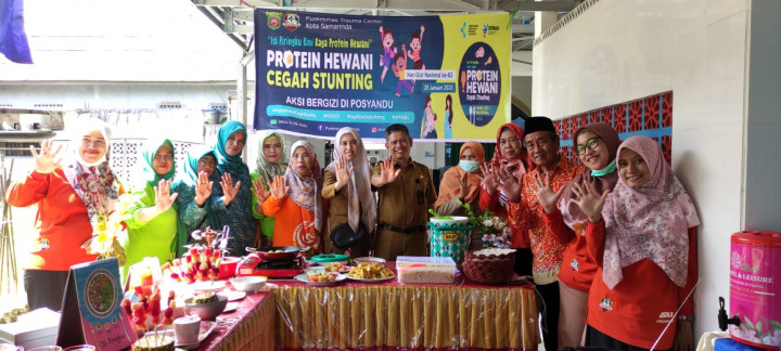AKSI BERGIZI DI POSYANDU TERATAI