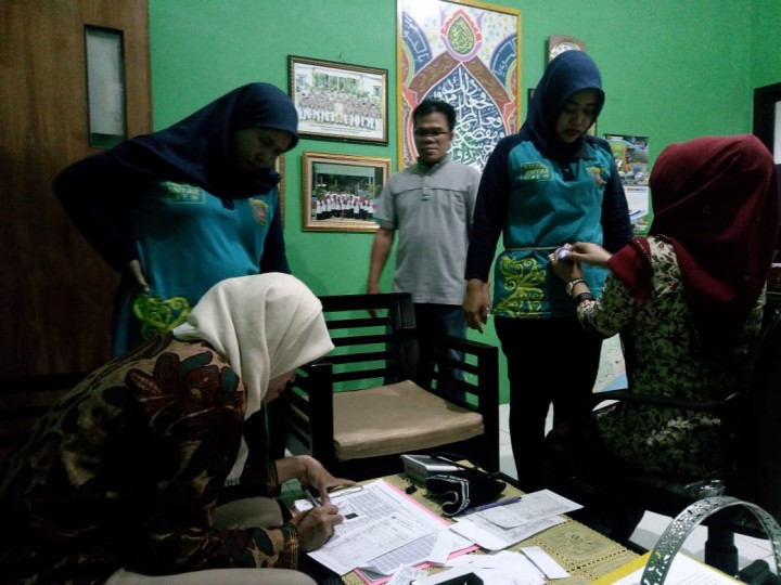 Skrinning PTM di Kelurahan Karang Anyar