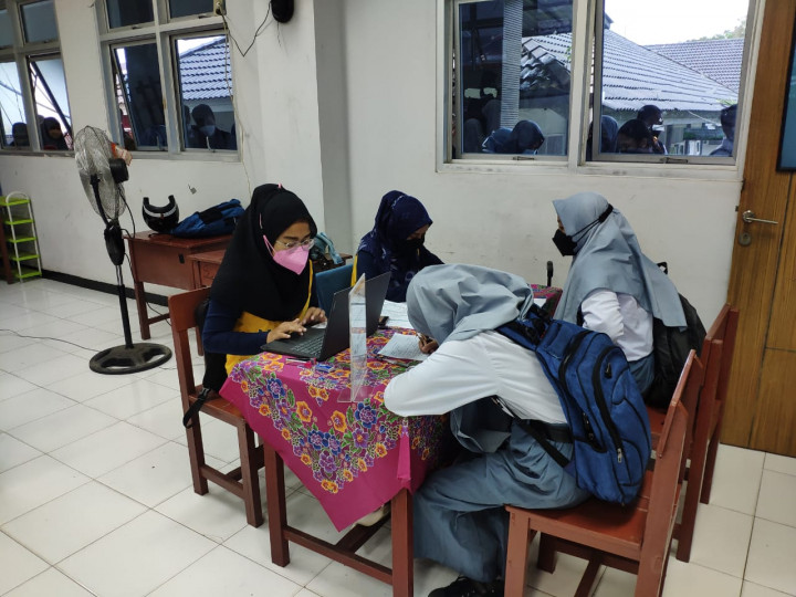 Vaksin Massal SMAN 5 Samarinda 08-11-2021
