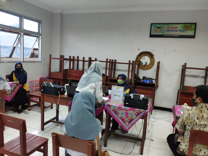 Vaksin Massal SMAN 5 Samarinda 08-11-2021