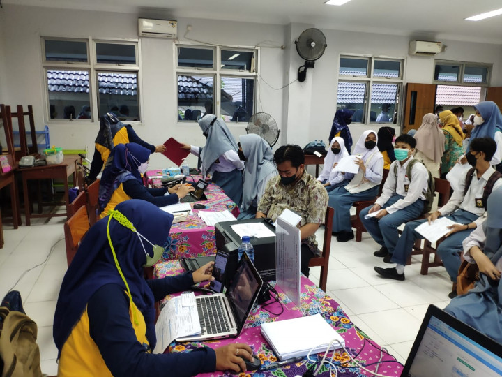 Vaksin Massal SMAN 5 Samarinda 08-11-2021