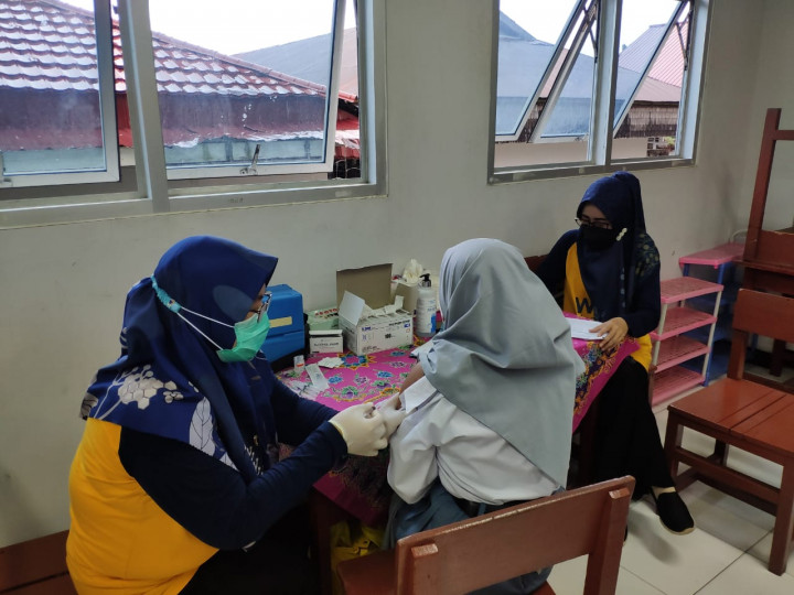 Vaksin Massal SMAN 5 Samarinda 08-11-2021