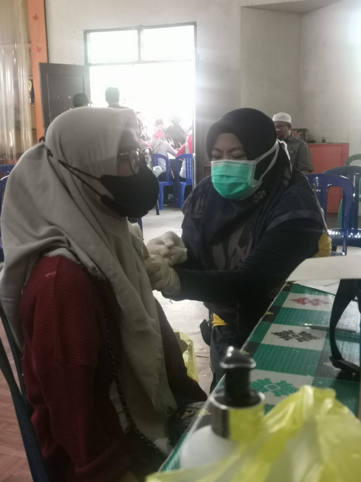 Vaksinator Di Kelurahan Karang Anyar 19-10-2021