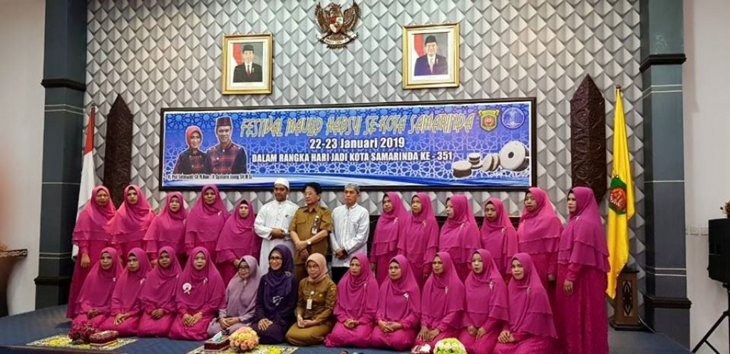 Festival Maulid Habsy Se-Kota Samarinda dalam rangka hari jadi Kota Samarinda ke-351 di Rumah Jabatan yang diwakili Habsi Al-Azhar di RT.35 Jl.A.W.Syahrani