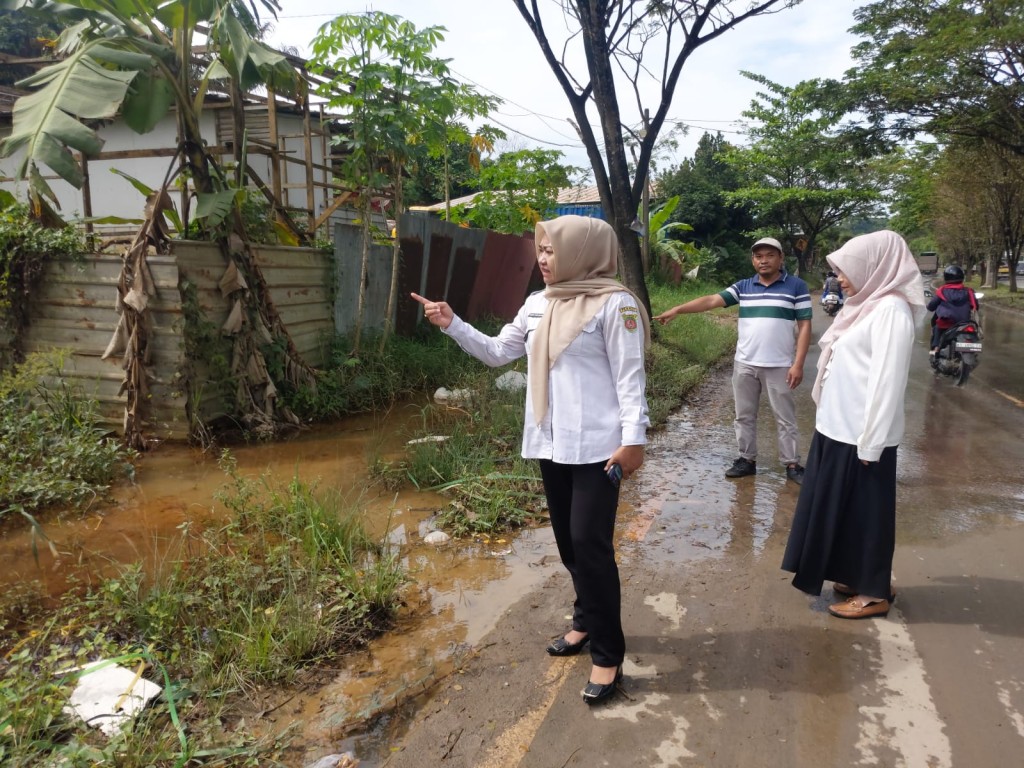 Lurah Air Hitam Bersama DLH Kota Tinjau Langsung Titik Kritis Tanpa Drainase di Ringroad 3