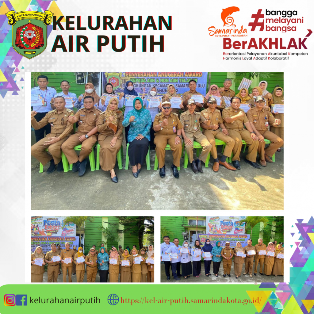 Penyerahan Anugerah Award Kepada ASN & NON ASN Teladan