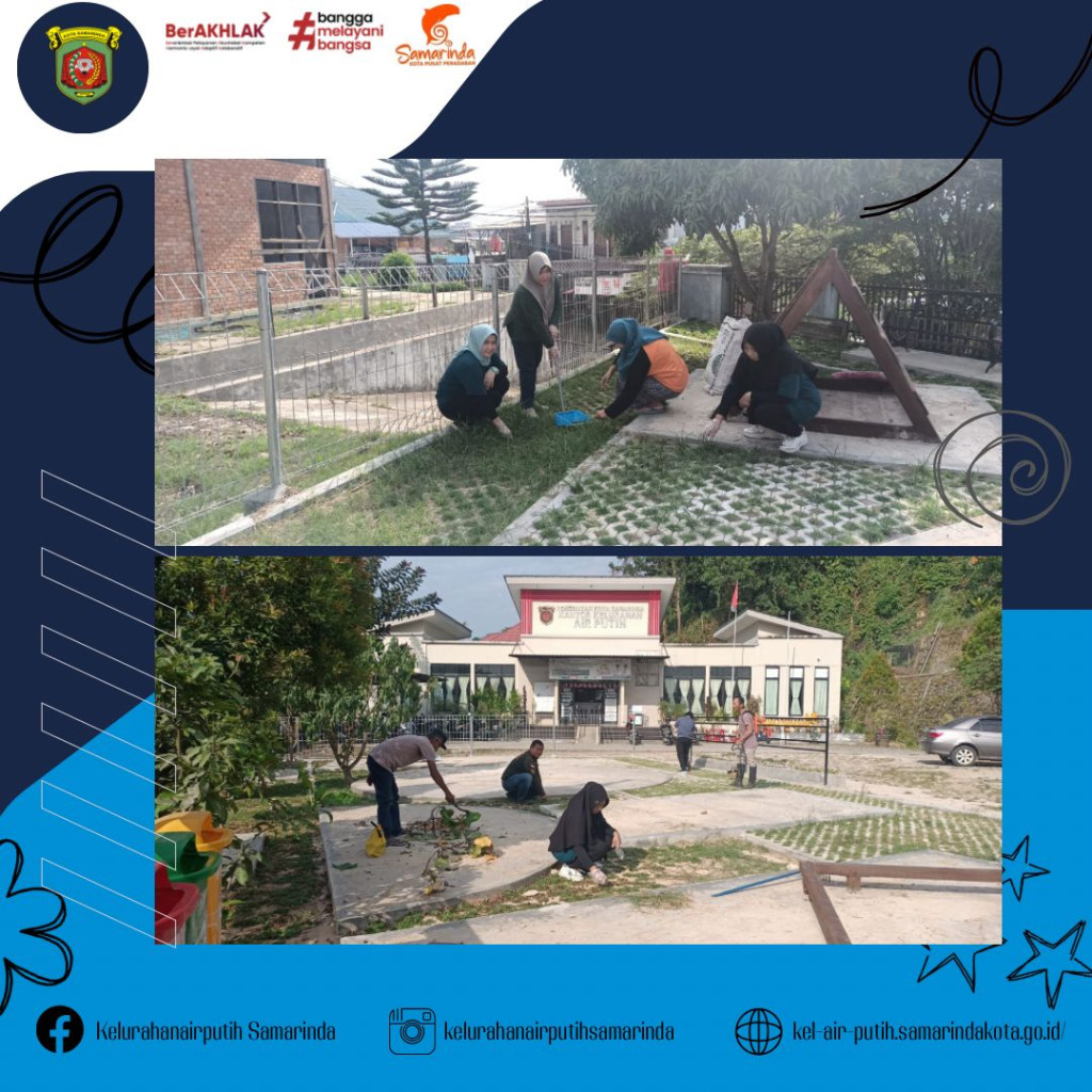 Kegiatan Gotong Royong di Lingkungan Kelurahan Air Putih