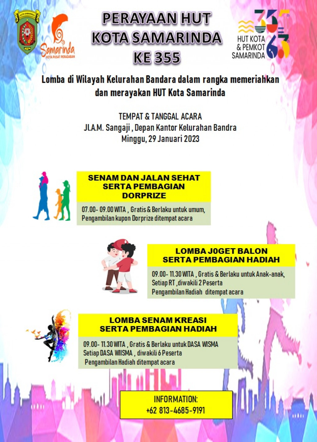 DALAM RANGKA HUT KOTA SAMARINDA KE 355 DAN HUT PEMKOT SAMARINDA KE 63