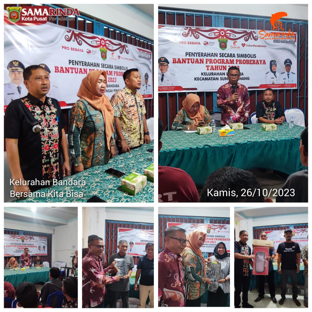 Penyerahan Bantuan Program Probebaya