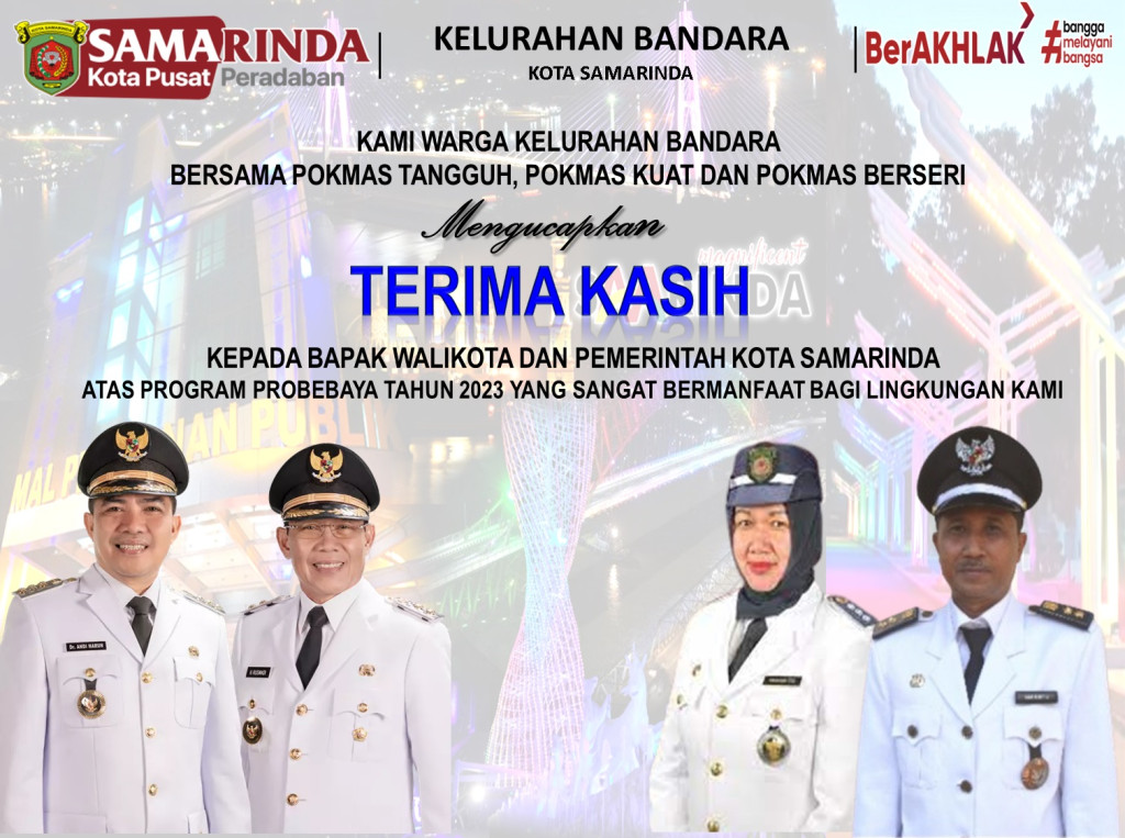 PROBEBAYA SANGAT BERMANFAAT BAGI MASYARAKAT UNTUK MEMPERCEPAT PEMBANGUNAN DAN PENINGKATAN KESEJAHTERAAN .