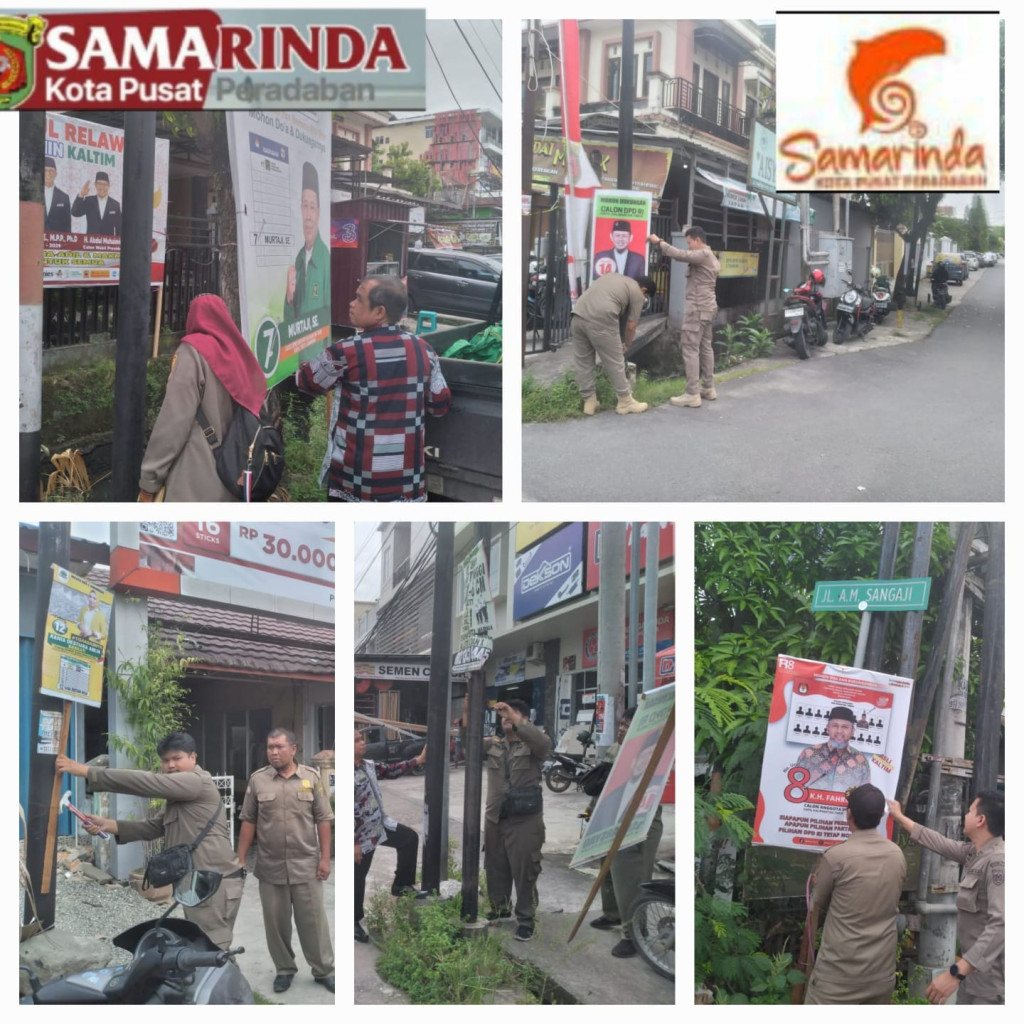 ALAT PERAGA KAMPANYE DI TERTIBKAN