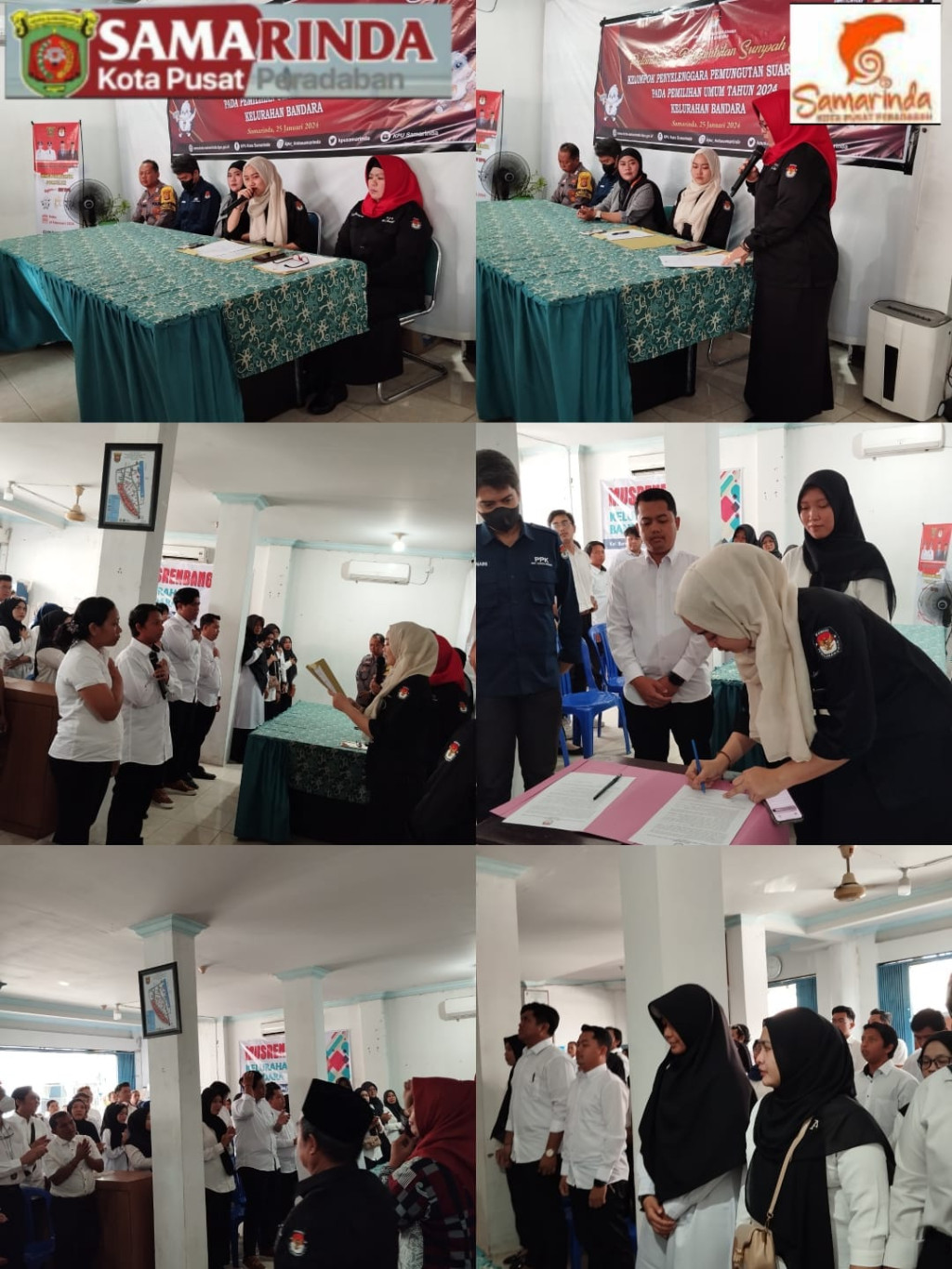 PELANTIKAN DAN PENGAMBILAN SUMPAH JANJI KPPS