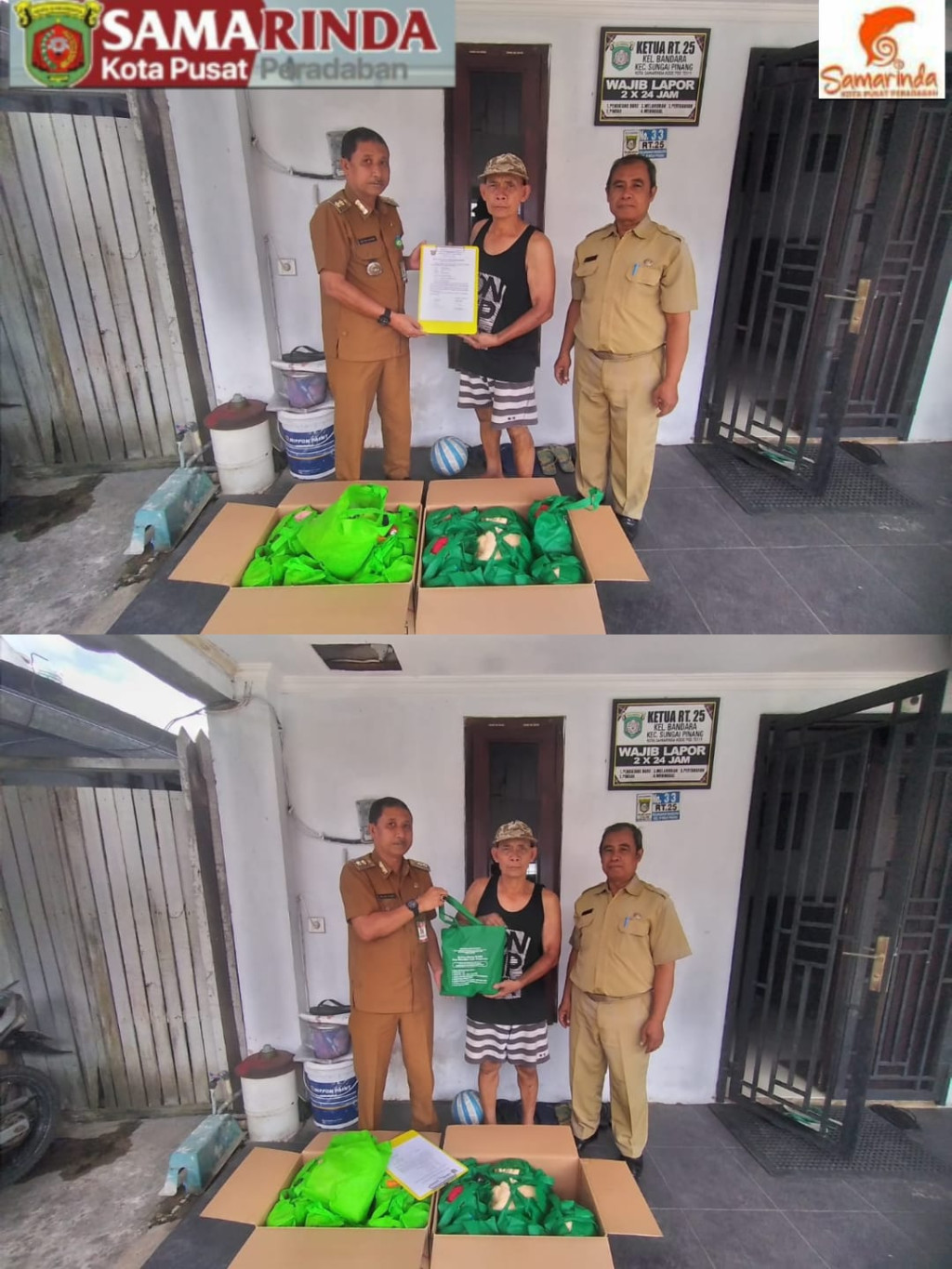 MENERUSKAN BANTUAN SEPERANGKAT ALAT MANDI