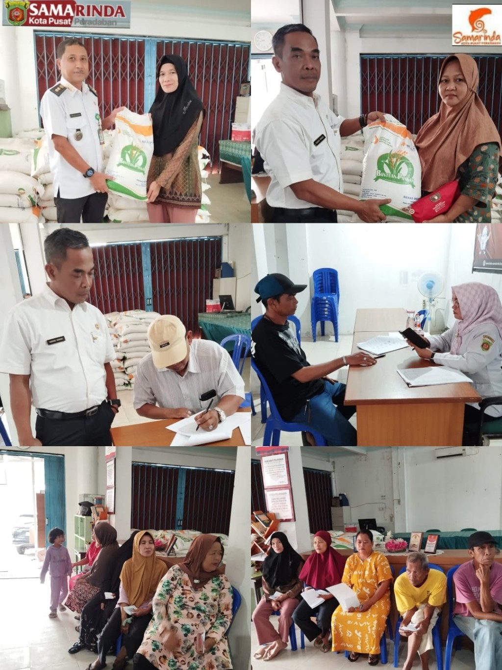 PENDISTRIBUSIAN BANTUAN PANGAN