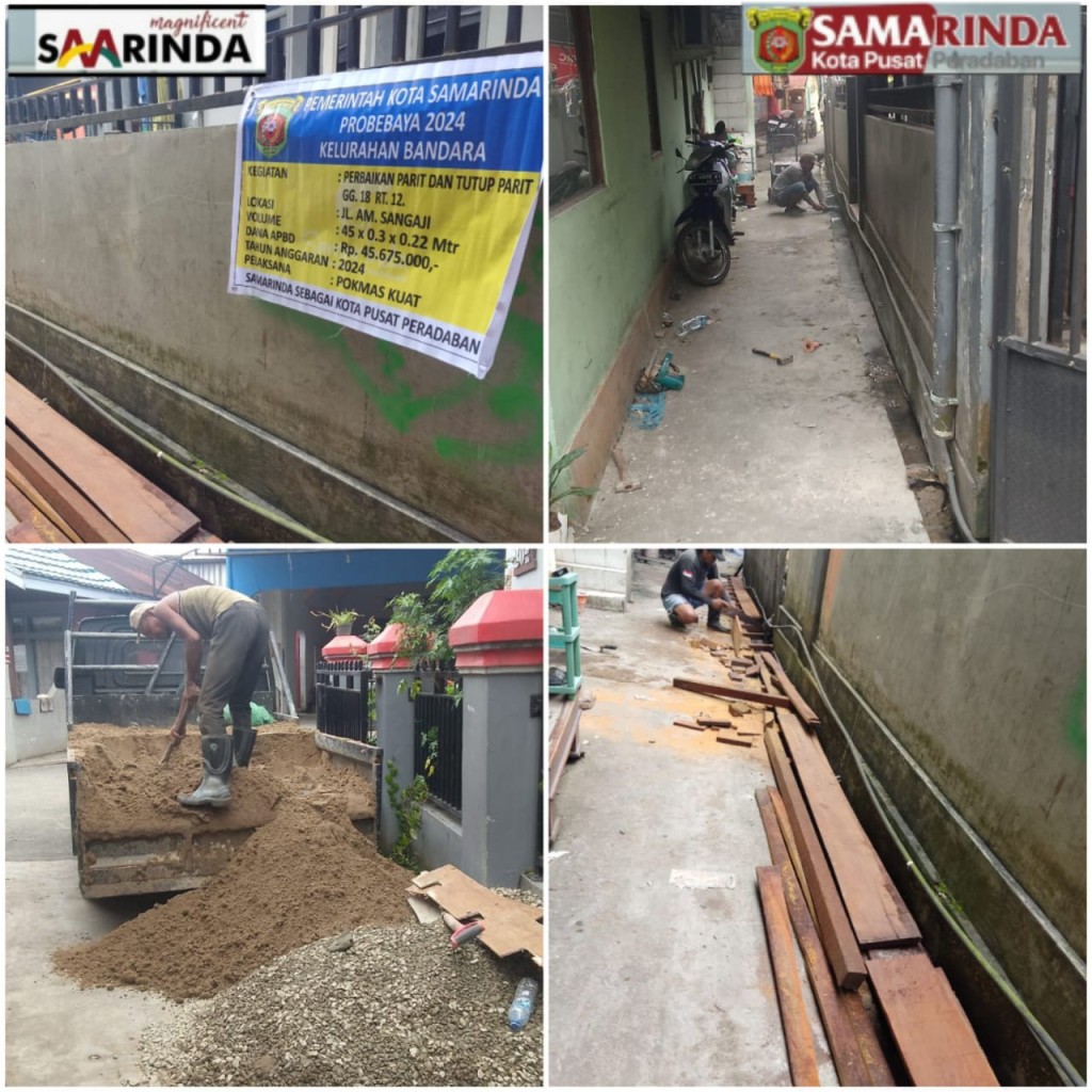 PERBAIKAN PARIT DAN TUTUP PARIT