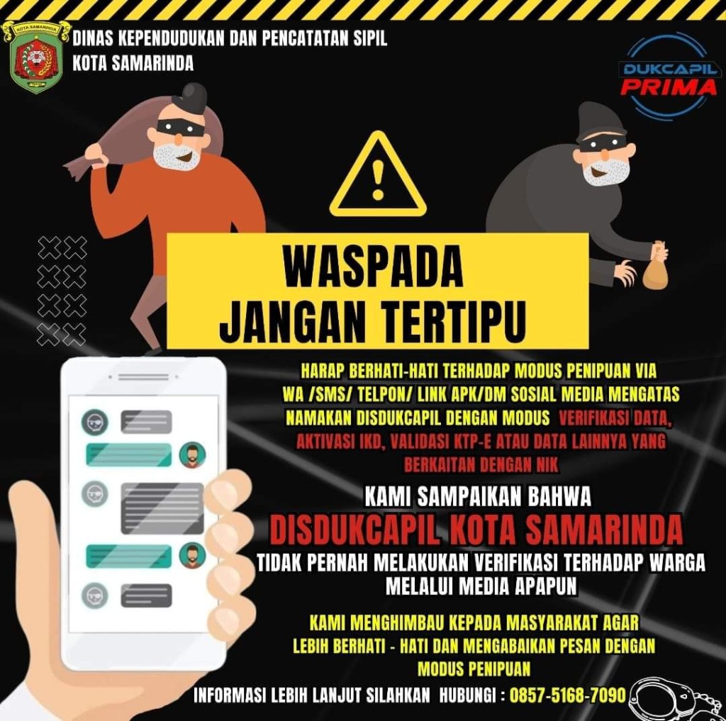 Himbauan DISDUKCAPIL Kota Samarinda