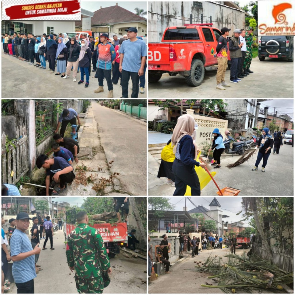 Gotong Royong Massal Kecamatan Sungai Pinang