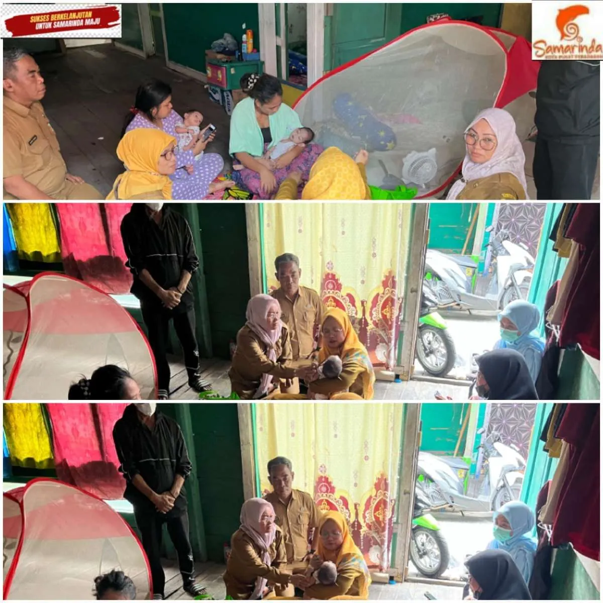 Kegiatan Kunjungan ke Warga di Wilayah Kelurahan Bandara yang di duga Mengalami Stunting