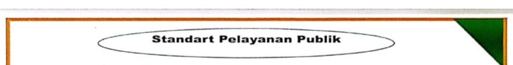 STANDAR PELAYANAN PUBLIK