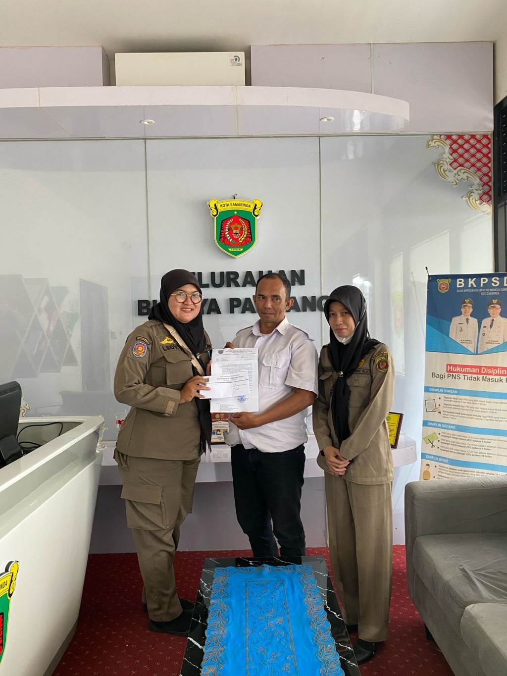 penerimaan surat dari satpol pp
