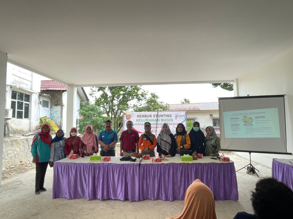 Kegiatan Rembuk Stunting di Kantor Kelurahan Bugis Kecamatan Samarinda Kota