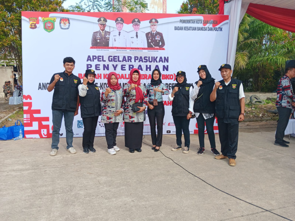 Acara kegiatan Pelaksanaan Apel Siaga Petugas Pengamanan Tempat Pemungutan Suara (PAM TPS) Pemilu 2024