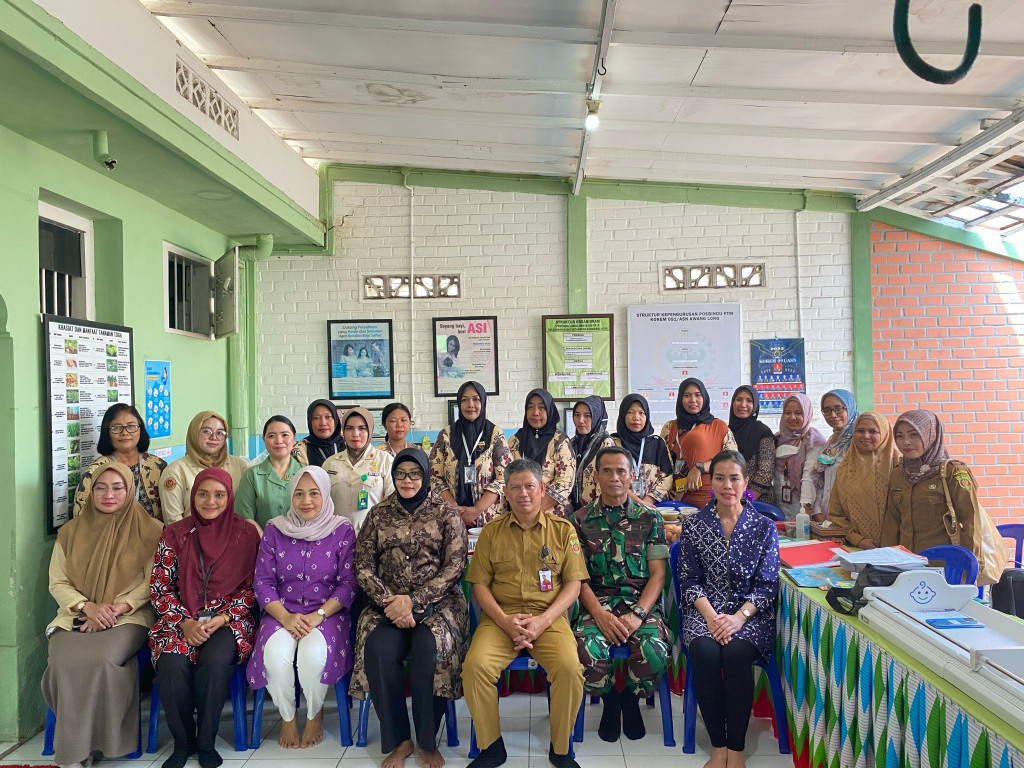 Kegiatan Lomba Penilaian Posyandu TK. Kodim di Posyandu Menur 049 Kelurahan Bugis.