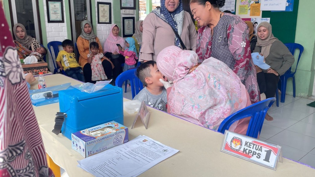 Pelaksanaan kegiatan PIN Polio Dosis tahap 1 Bulan Juli 2024