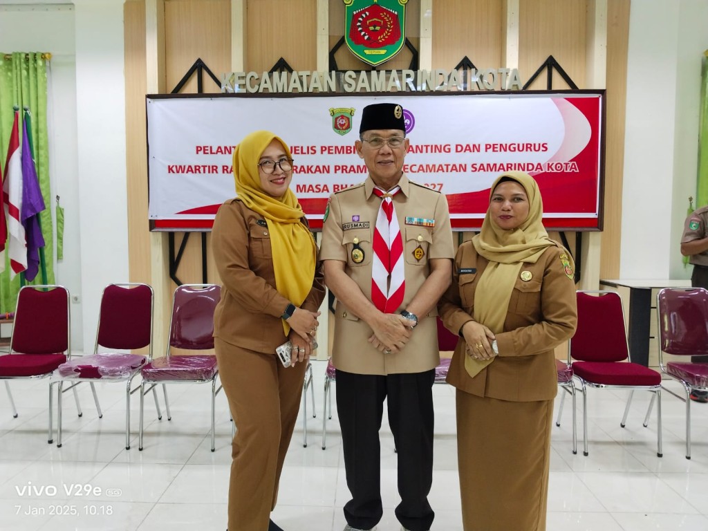 Pelantikan Majelis Pembina Ranting dan Pengurus Kwartir Ranting Gerakan Pramuka Kecamatan Samarinda Kota