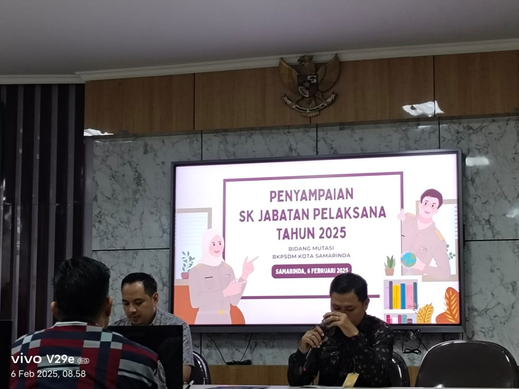 Penyampaian SK Jabatan Pelaksanaan Tahun 2025