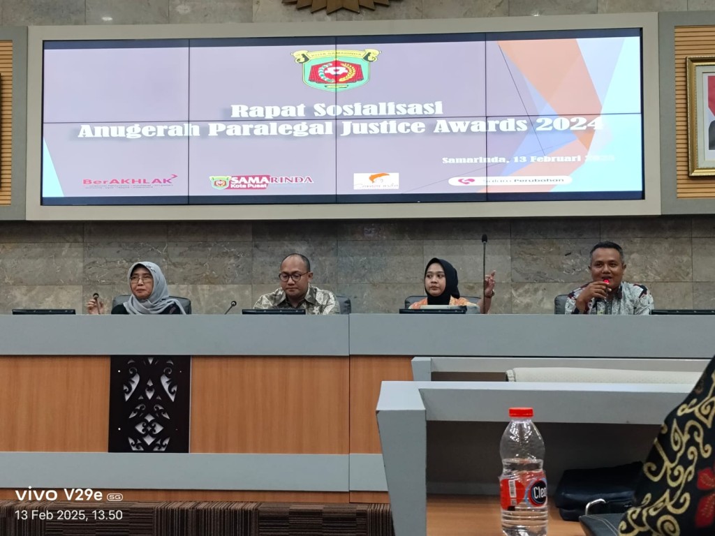 Rapat Sosialisasi Anugerah Paralegal Justice Award Tahun 2024