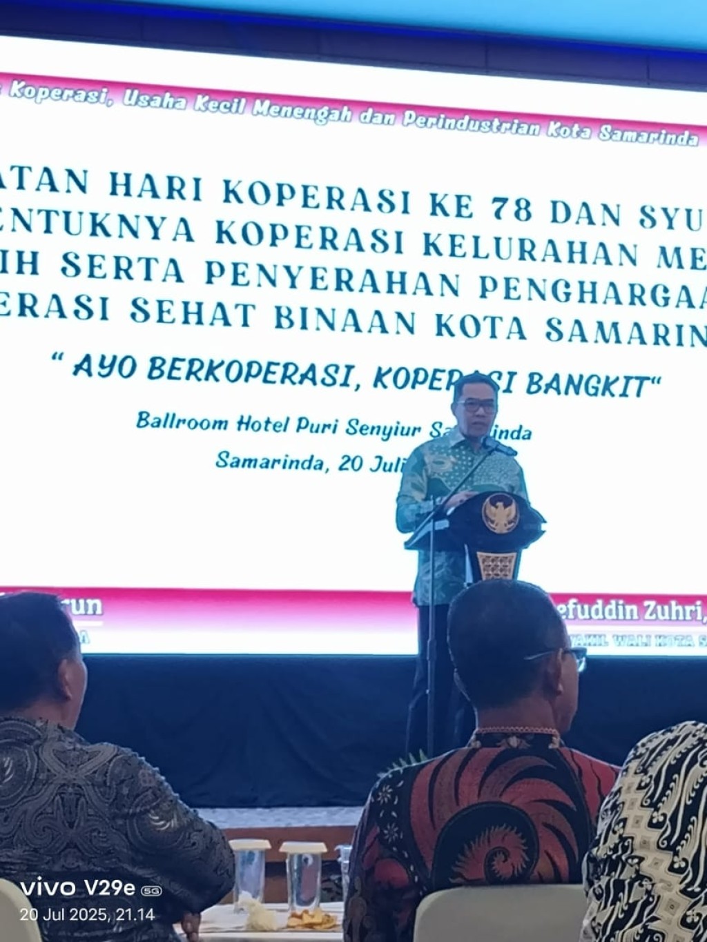 Peringatan Hari Koperasi ke-78 dan Syukuran Pembentukan Koperasi Merah Putih