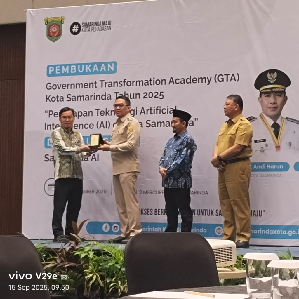 Kelurahan Bugis Hadiri Pembukaan Government Transformation Academy (GTA) dan Launching Samarinda AI