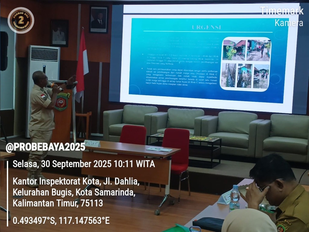 Kelurahan Bugis Dampingi Presentasi RT 18 pada ProBebaya Award Bidang Infrastruktur