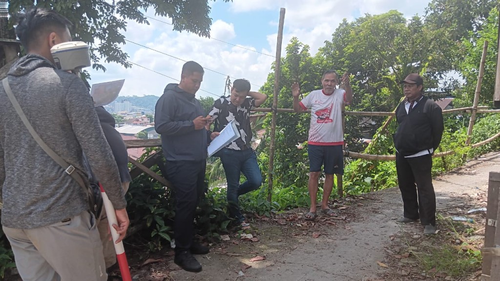 Pengukuran Ulang Bidang Tanah di Wilayah RT 13 Kelurahan Bugis oleh Kementerian ATR/BPN Kota Samarinda