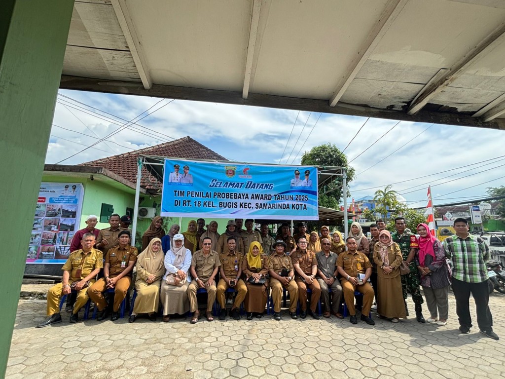Penilaian Probebaya Award Tahun 2025 Dilaksanakan di Lingkungan RT 18 Kelurahan Bugis