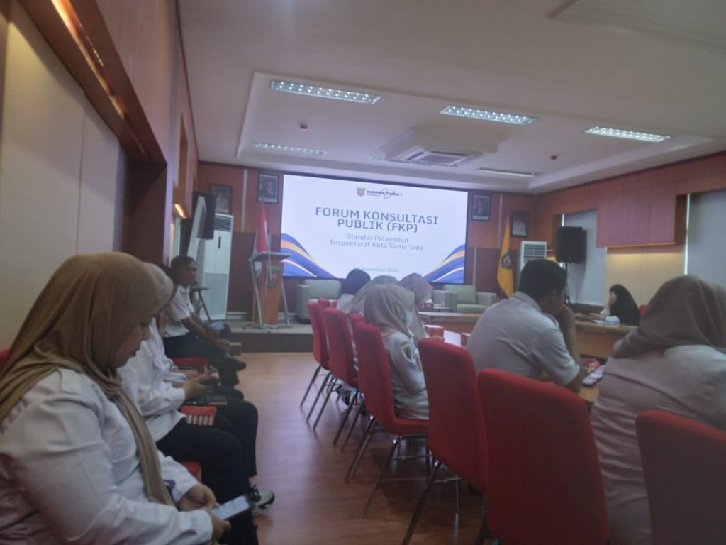 Kelurahan Bugis Hadiri Forum Konsultasi Publik Pelayanan Publik Inspektorat Kota Samarinda