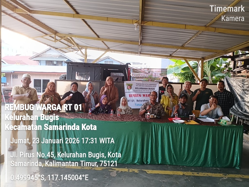 REMBUK WARGA RT. 01 PERUBAHAN PROBEBAYA 2026 KELURAHAN BUGIS